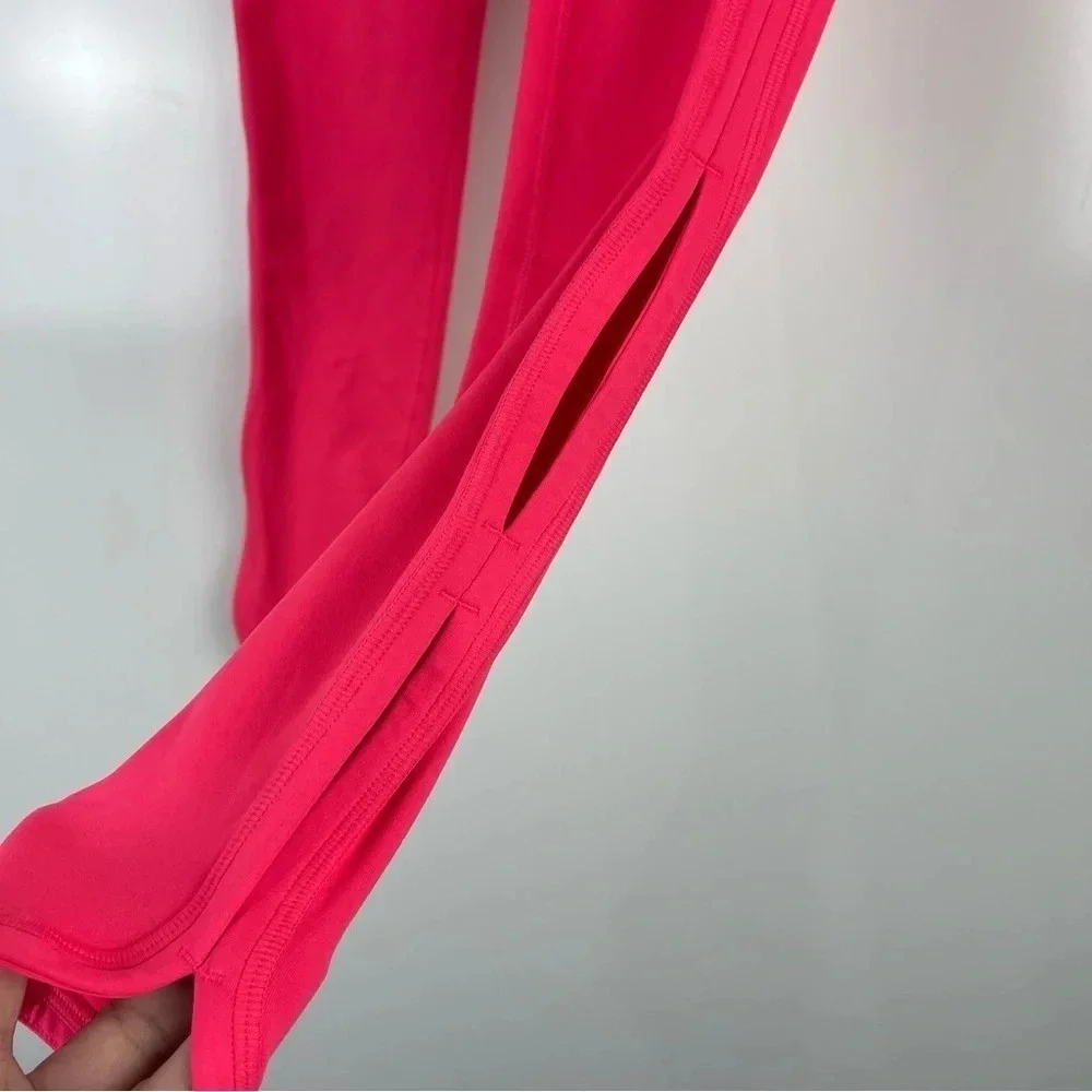 Free People Movement High Rise Infinity Leggings Size Small Neon Pink Cropped